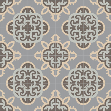 Picture of Bisazza Mosaico - Cementiles Decorations Square Clockwork Rhino