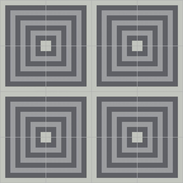 Picture of Bisazza Mosaico - Cementiles Decorations Square Pipe Corner Grey