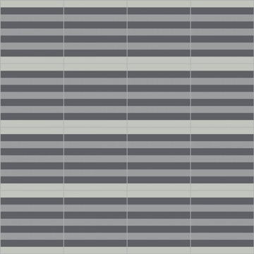 Picture of Bisazza Mosaico - Cementiles Decorations Square Pipe Straight Grey