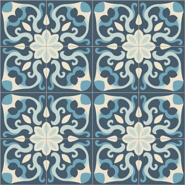 Picture of Bisazza Mosaico - Cementiles Decorations Square Spell Marino