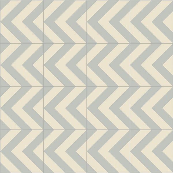 Picture of Bisazza Mosaico - Cementiles Decorations Square Zag Frost