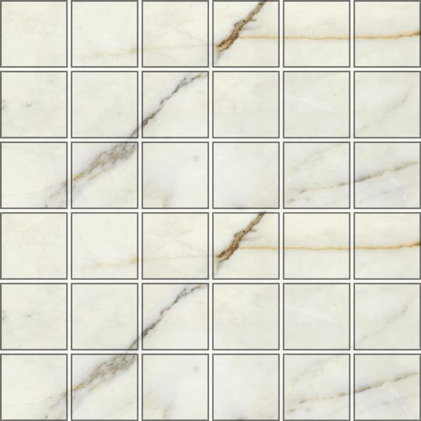 Picture of Stone Peak - Classic 2.0 Mosaic 2 x 2 Honed Calacatta Oro