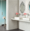 Picture of Daltile - Stone a la Mod Oval Mosaic Contempo White