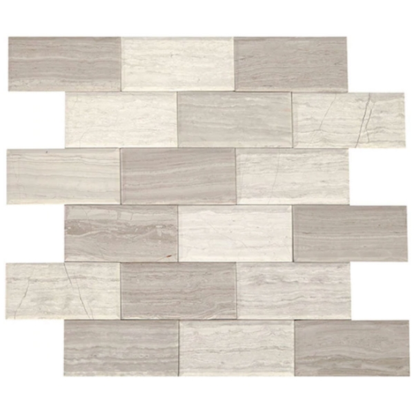 Picture of Daltile - SimplyStick Mosaix Bevel Chenille White Honed