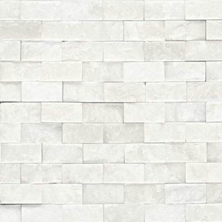 Picture of Daltile - Marble Split Face Mosaic First Snow Elegance