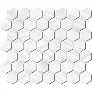 Picture of Daltile - Perpetuo Hexagon Mosaic Timeless White