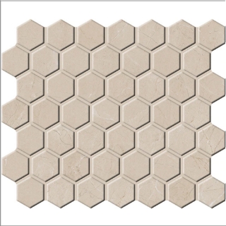 Picture of Daltile - Perpetuo Hexagon Mosaic Elegant Beige