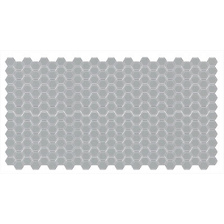 Picture of American Olean - Unglazed ColorBody Mosaic Hexagon 1 x 1 Light Smoke
