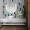 Picture of Daltile - Stagecraft Picket Deco Cameo Blue Mix