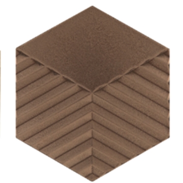 Picture of Daltile - Electric Hex Tread Charge Bronze