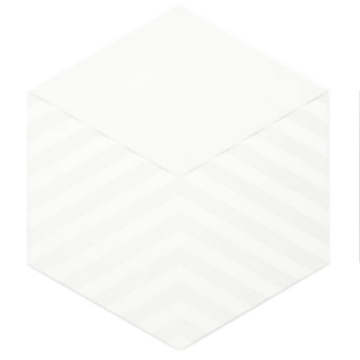 Picture of Daltile - Electric Hex Tread Joule White