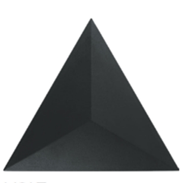 Picture of Daltile - Electric Triangle Peak Volt Carbon