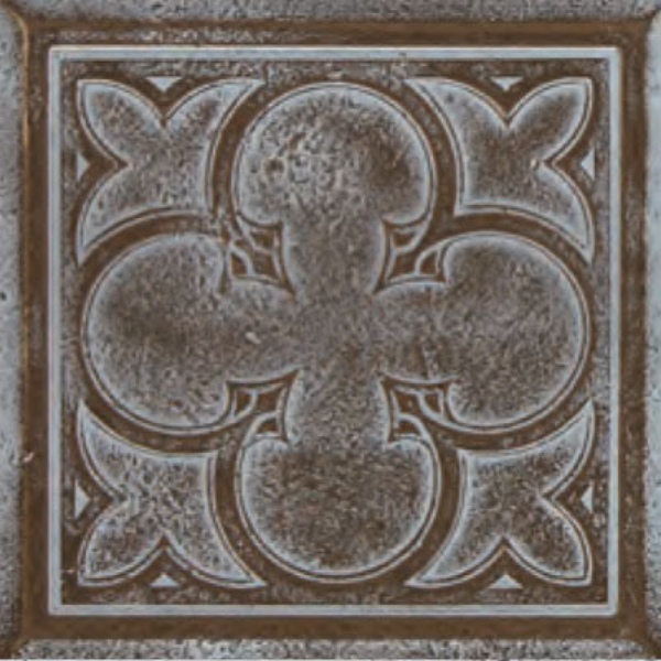 Picture of Daltile - Vintage Metals Clover Deco Whitewash Classic Bronze