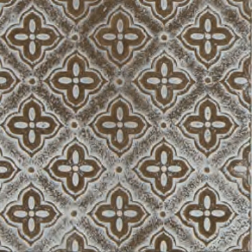 Picture of Daltile - Vintage Metals Flower Deco Whitewash Classic Bronze