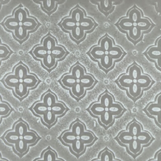 Picture of Daltile - Vintage Metals Flower Deco Whitewash Titanium