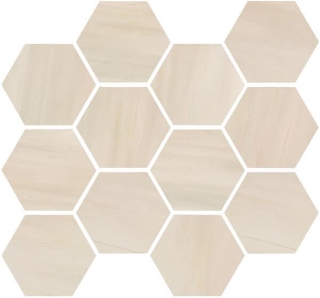 Picture of Happy Floors - Dolomite Hexagon Mosaic Beige Polished