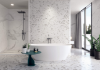 Picture of Happy Floors - Statuario Luxe Herringbone Mosaic Statuario