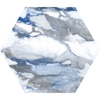 Picture of Happy Floors - Crash Hexagon Tile Blue