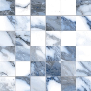 Picture of Happy Floors - Crash Mosaic Blue Natural