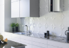 Picture of Happy Floors - Vertex 6 x 6 White Curve