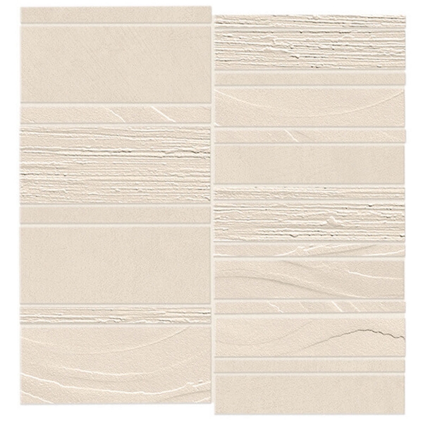 Picture of Happy Floors - B-Natural Trace Mosaic Kaolin