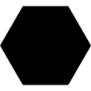 Picture of Tesoro - Basic Hexagon Black