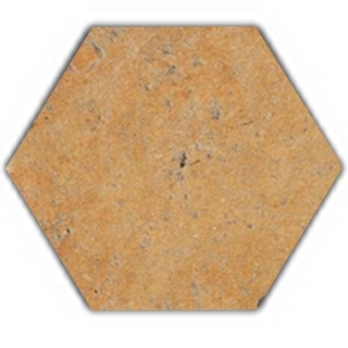 Picture of Tesoro - Cotto Del Campiano Hexagon Giallo Umbria