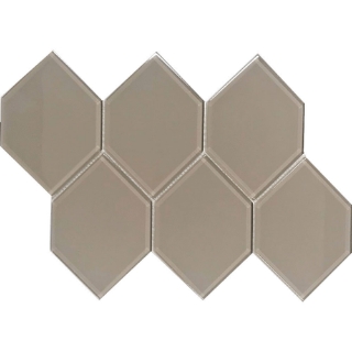 Picture of Tesoro - Earth Hexagon 4 x 6 Taupe