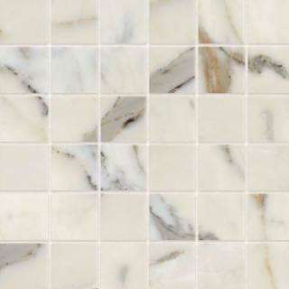 Picture of Bedrosians - Classic 2.0 Mosaic Matte Calacatta Oro