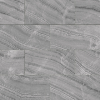 Picture of Bedrosians - Gemma 12 x 24 Grey Onyx Polished