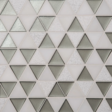 Picture of Bedrosians - Kaikos Triangle Mosaic Grey Oriental White