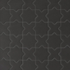 Picture of Bedrosians - Le Cafe Mosaic Cross & Star Black Matte