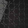 Picture of Bedrosians - Le Cafe Mosaic Cross & Star Black Glossy