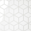 Picture of Bedrosians - Le Cafe Mosaic Diamond White Glossy
