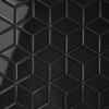 Picture of Bedrosians - Le Cafe Mosaic Diamond Black Glossy