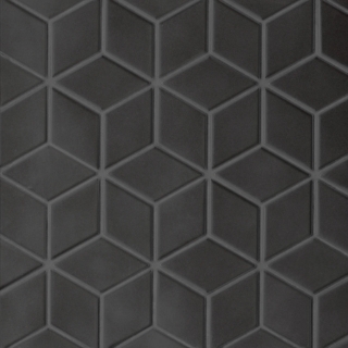 Picture of Bedrosians - Le Cafe Mosaic Diamond Black Matte