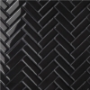 Picture of Bedrosians - Le Cafe Mosaic Herringbone Black Glossy