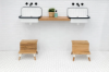 Picture of Bedrosians - Le Cafe Mosaic Hexagon 2 x 2 White Matte