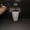 Picture of Bedrosians - Le Cafe Mosaic Hexagon 2 x 2 Black Glossy