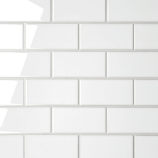 Picture of Bedrosians - Le Cafe Mosaic Off Set White Glossy