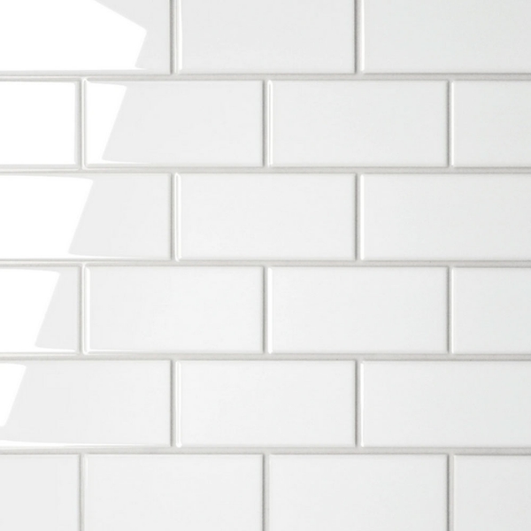 Picture of Bedrosians - Le Cafe Mosaic Off Set White Glossy