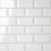 Picture of Bedrosians - Le Cafe Mosaic Off Set Bevel White Glossy