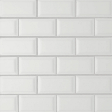 Picture of Bedrosians - Le Cafe Mosaic Off Set Bevel White Matte