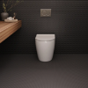 Picture of Bedrosians - Le Cafe Mosaic Penny Round Black Matte