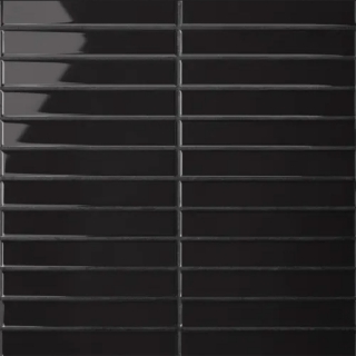 Picture of Bedrosians - Le Cafe Mosaic Straight Stack Black Glossy