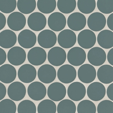 Picture of Bedrosians - Makoto Round Mosaic Arashi Blue
