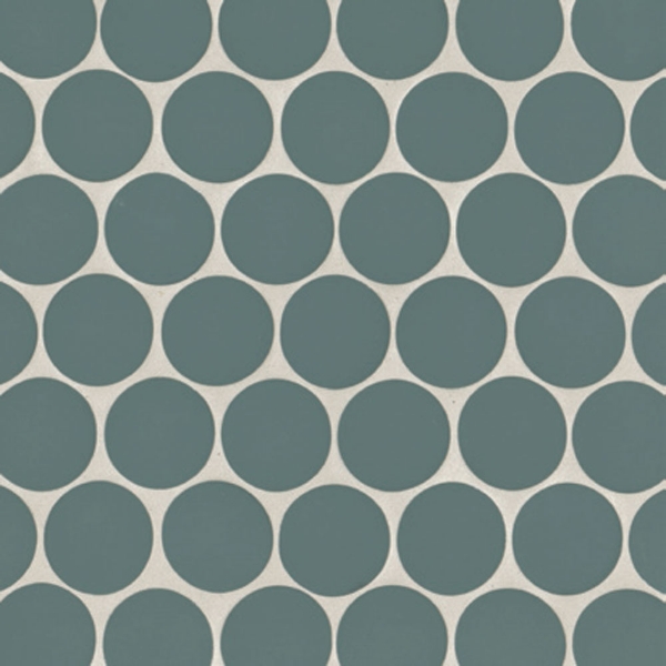 Picture of Bedrosians - Makoto Round Mosaic Arashi Blue