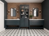 Picture of Bedrosians - Atrium Nero Marquina/Bardiglio/Myra Beige