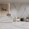 Picture of Bedrosians - Magnifica Pietra 24 X 48 Pietra Bianca Honed