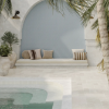 Picture of Bedrosians - Marin Penny Round Mosaic Misty Blue